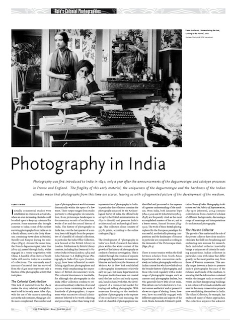 Photography in India page 1